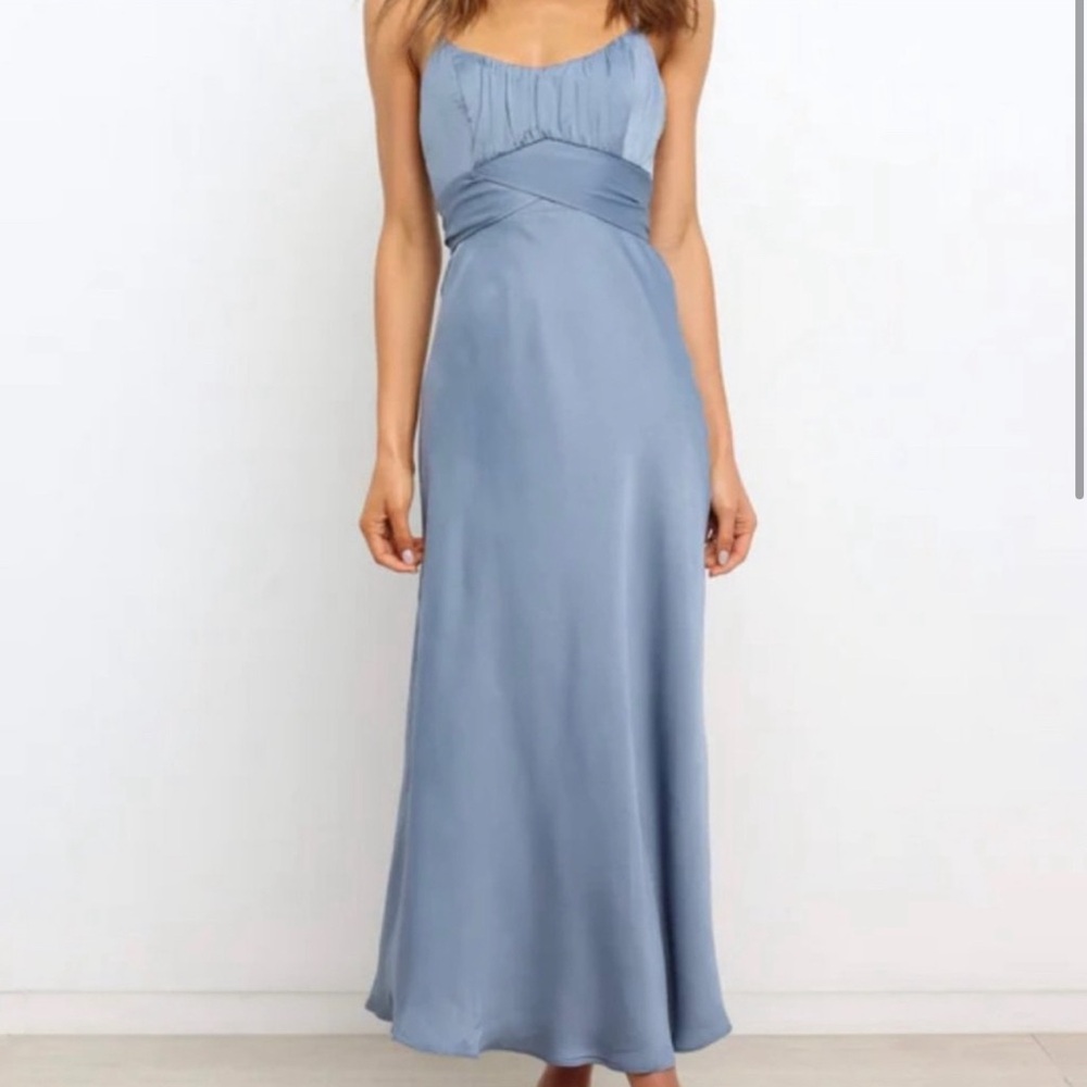 Petal & Pup Hermione Dress Dusty Blue